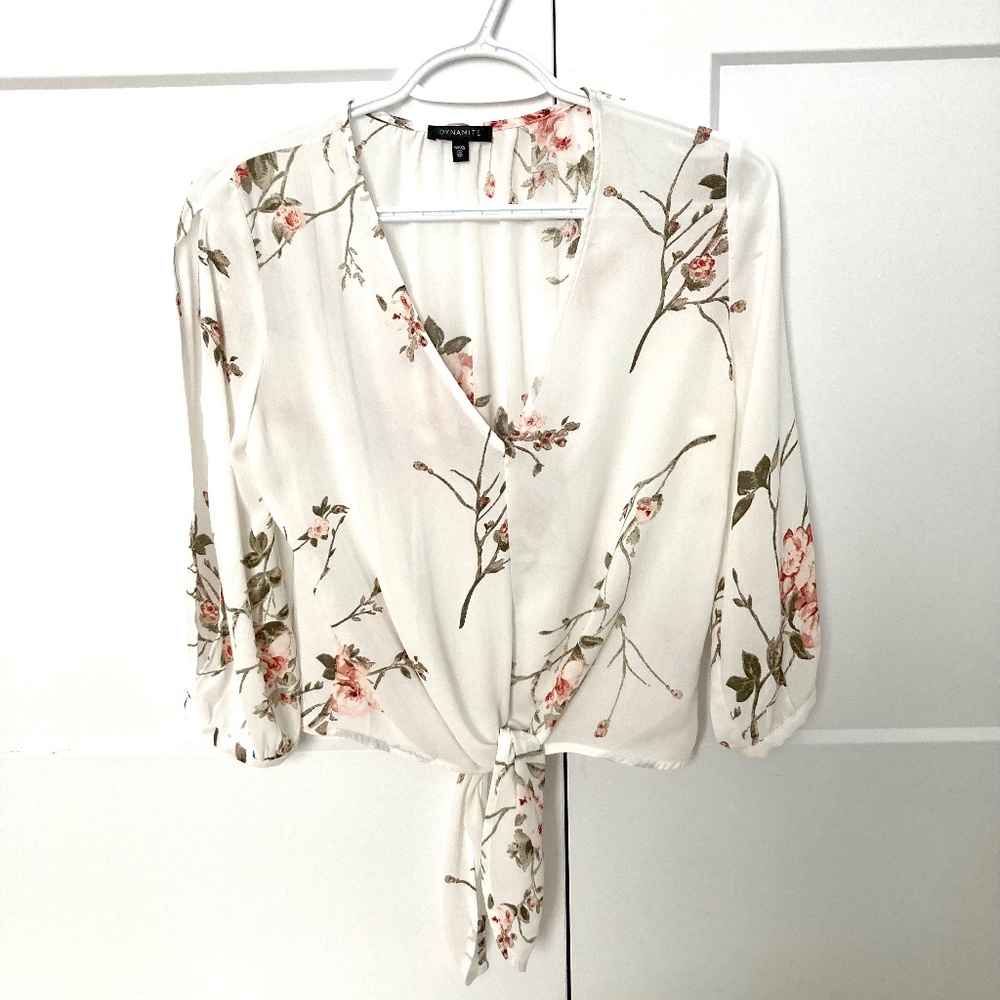 Dynamite Open Sleeve Blouse - Size XS